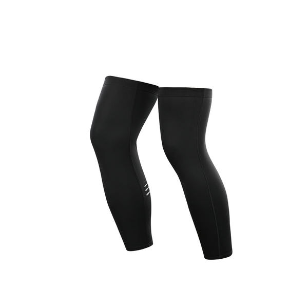 Full Length Leg Compression Sleeves for Men Women Anti-Slip Football Breathable Sports Leg Knee Sleeve with Reflective Sign